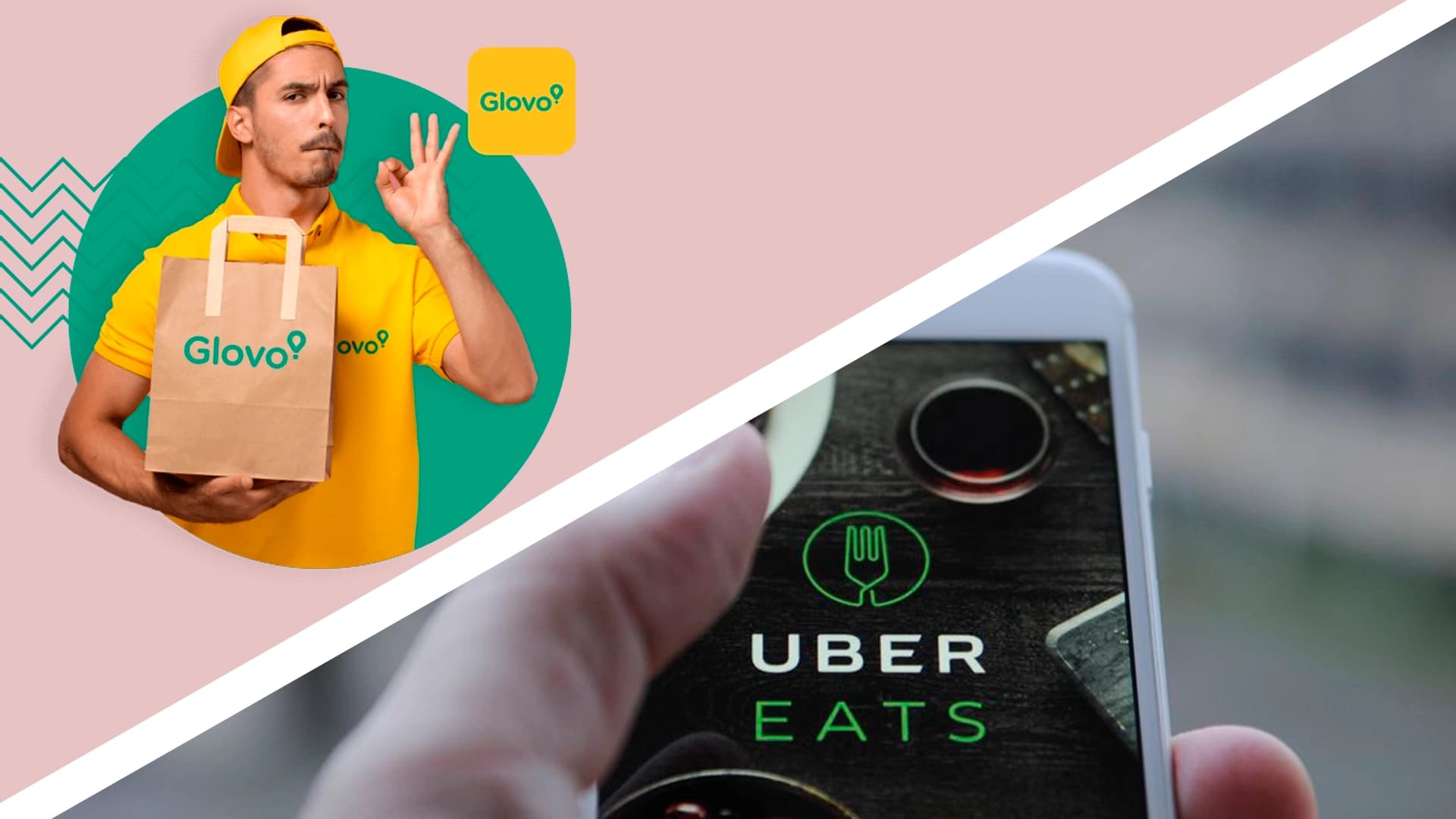 plataformas bolt uber eats e glovo